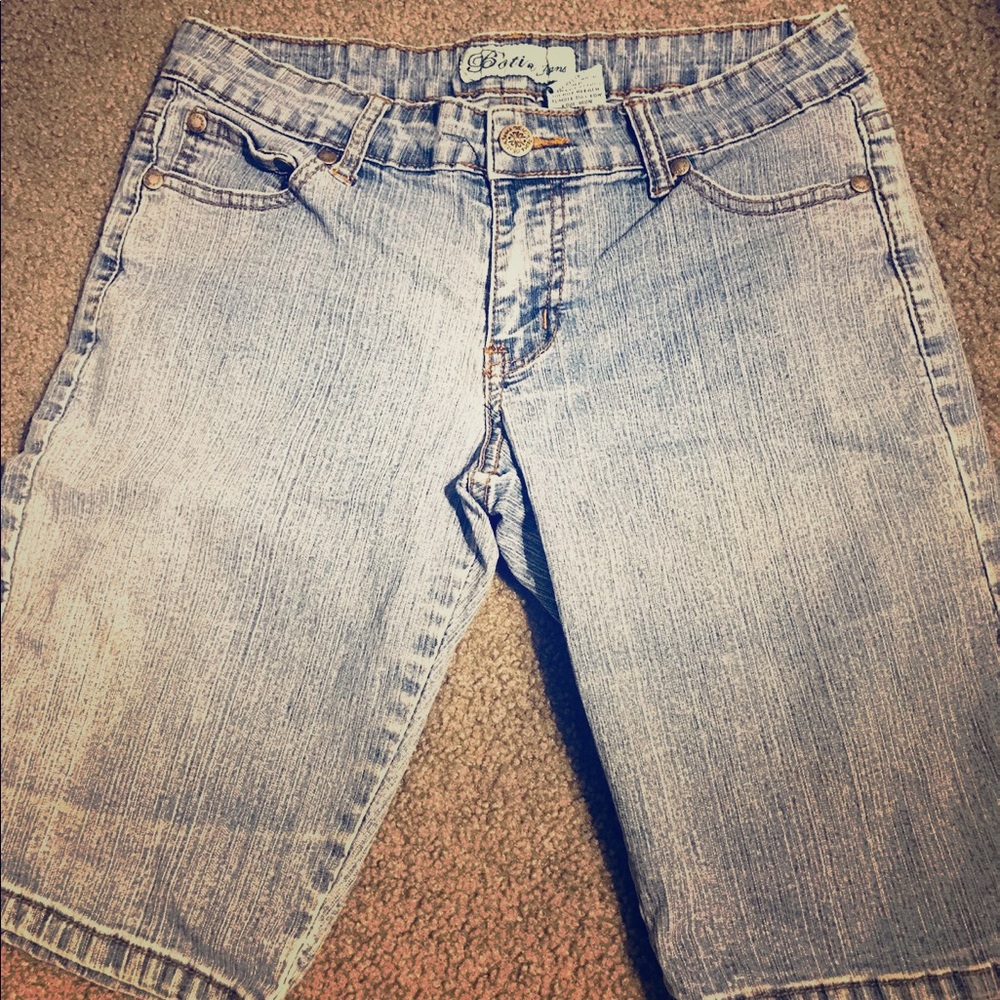 Botin Jeans Denim Girls Shorts Size 9